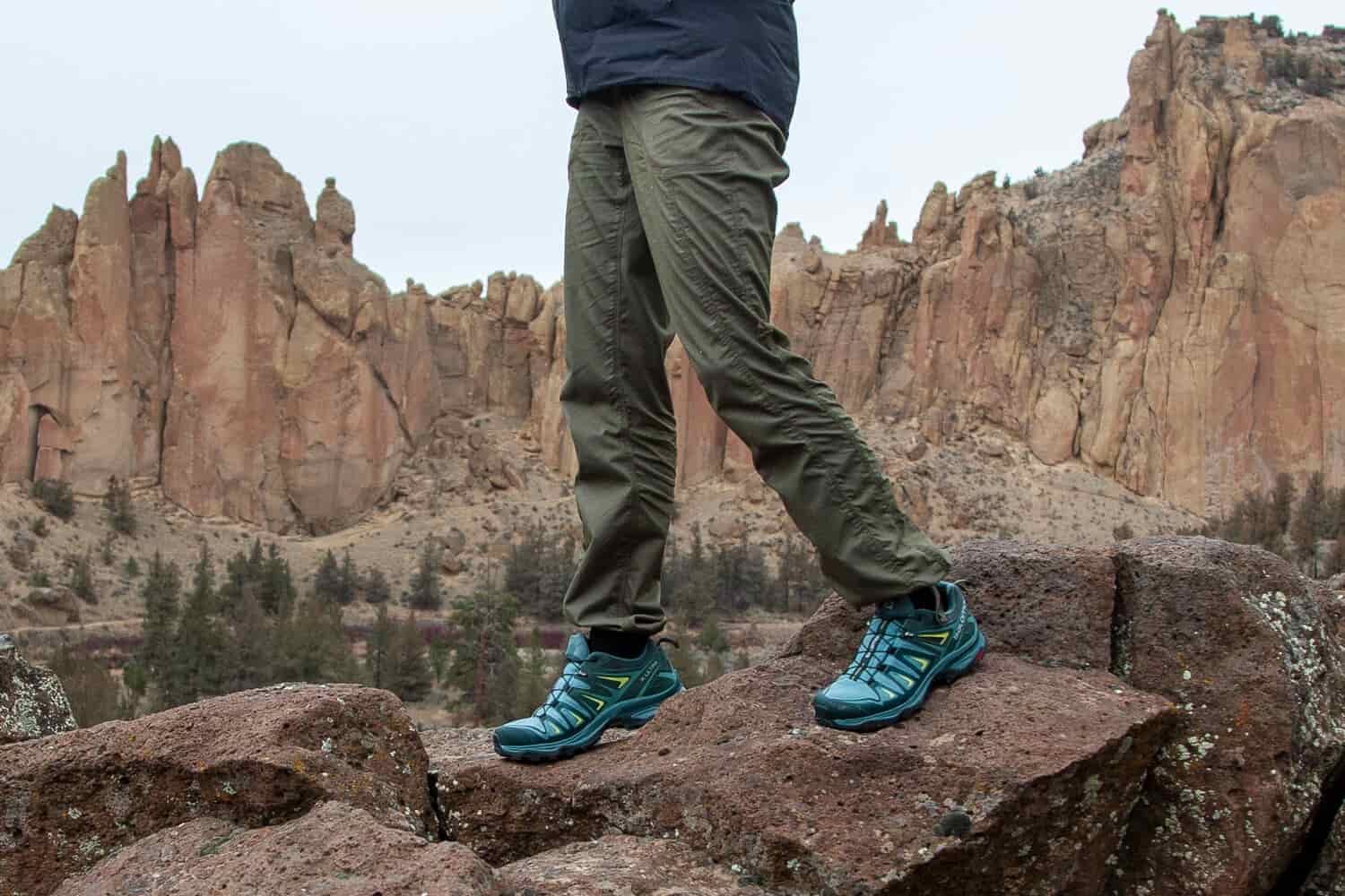 The Salomon X Ultra 3 Low GTX are lightweight but tough hiking shoe.
