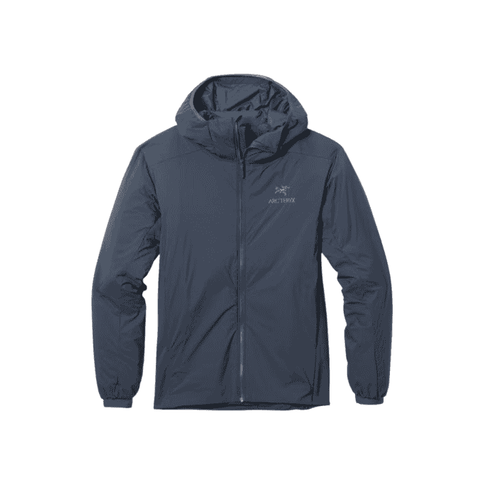 arc'teryx insulated atom hoodie stock image