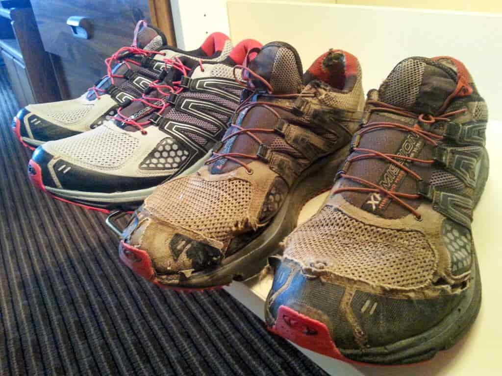 Plan on purchasing several pairs of trail running shoes on your thru-hike