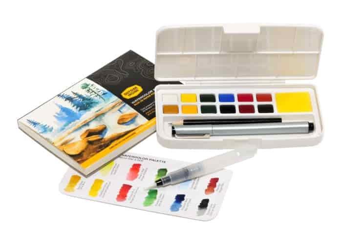 Inside Outside Backpack Watercolor Kit