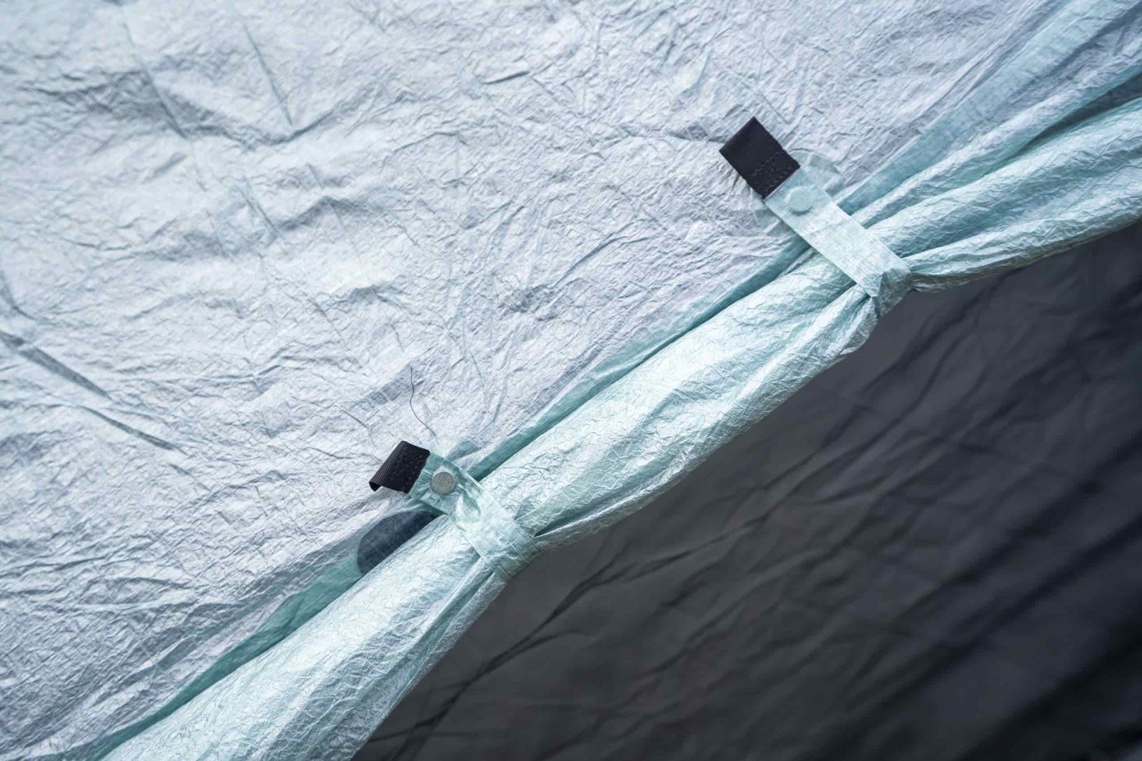 two magnetic door closure mechanisms for a tent
