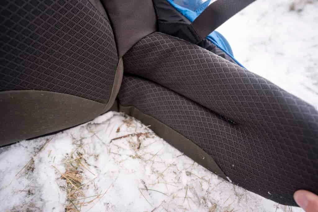 a backpack hip belt