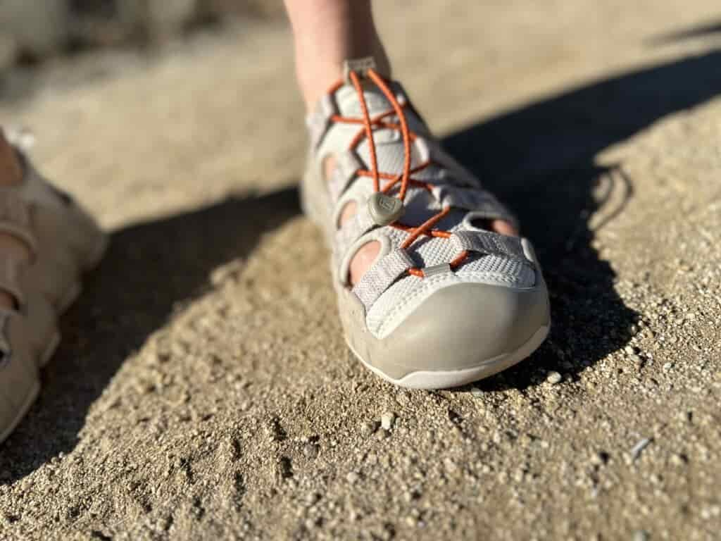 showing the Keen Hyperport H2 Sandal in a variety of environments to show off how versatile the shoe it