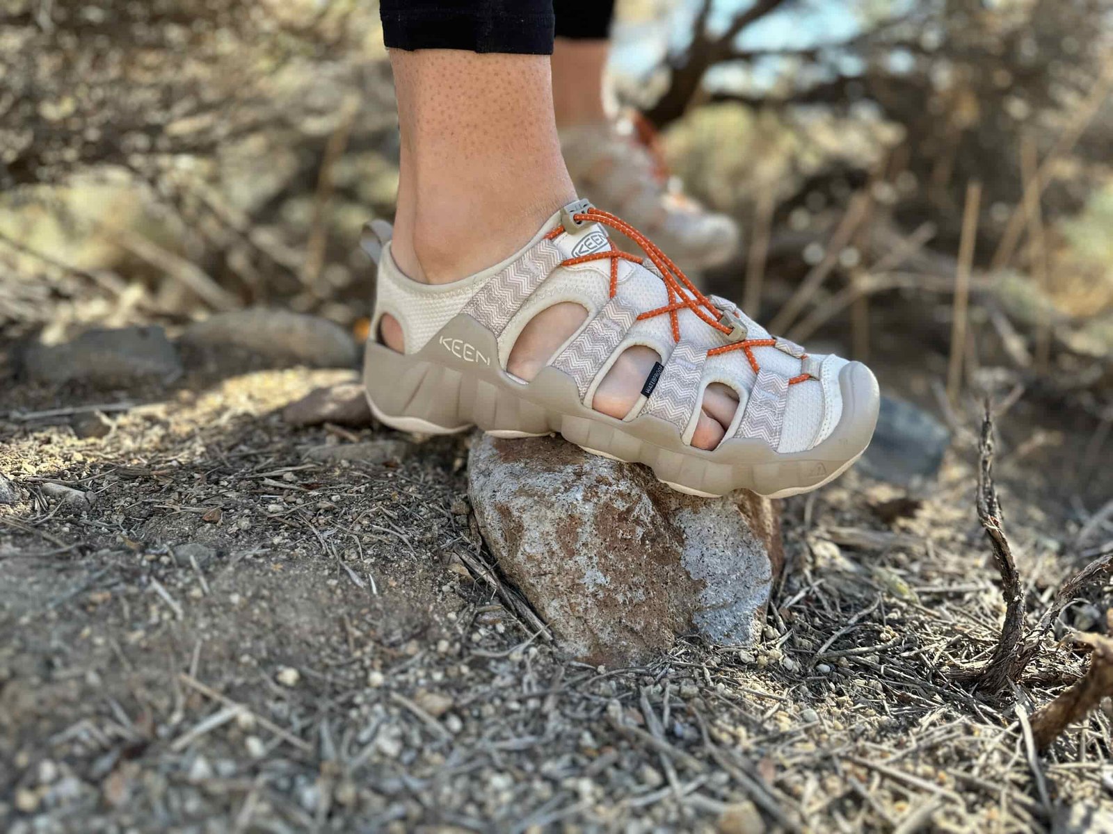 showing the Keen Hyperport H2 Sandal in a variety of environments to show off how versatile the shoe it