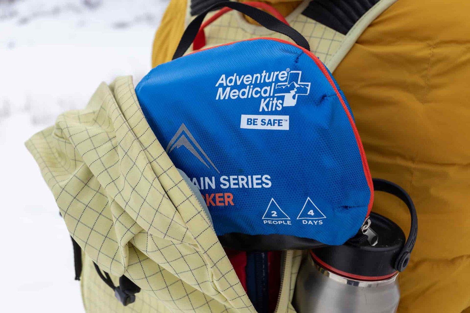 The Adventure Medical Kits Backpacker stuffed in a day pack.