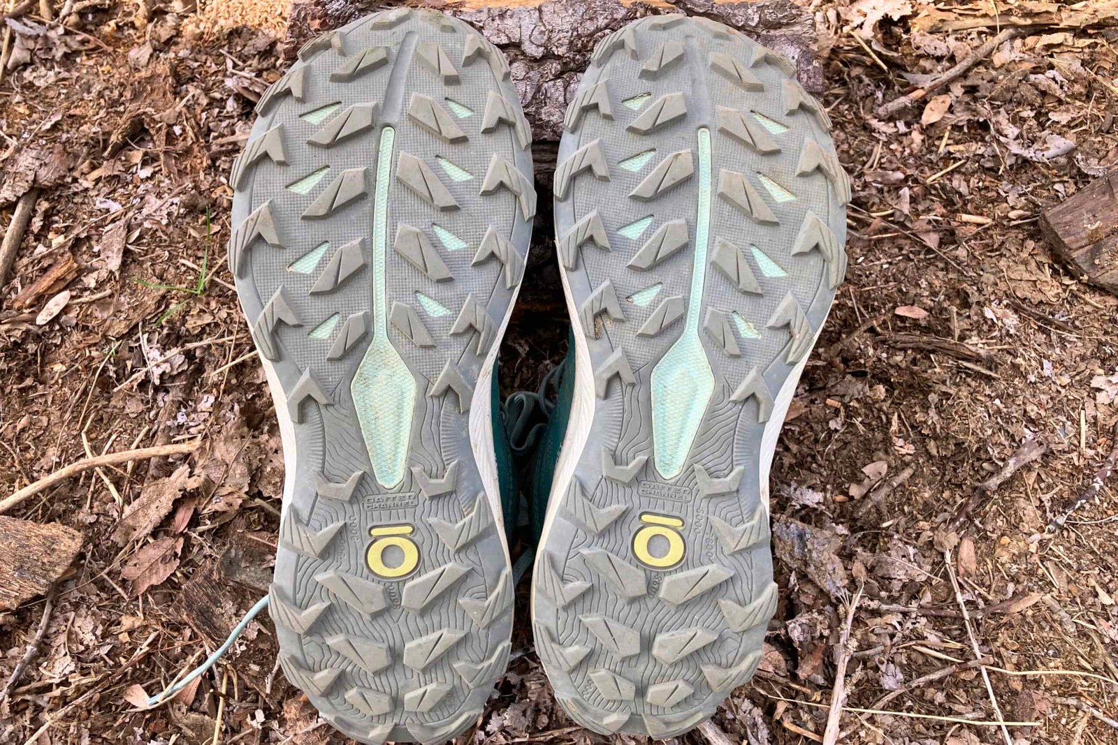 View of the tread on the Oboz Katabatic LT Mid Gore-Tex Hiking Boots